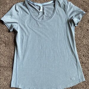 Women's Light grey Striped Top